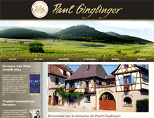 Tablet Screenshot of paul-ginglinger.fr